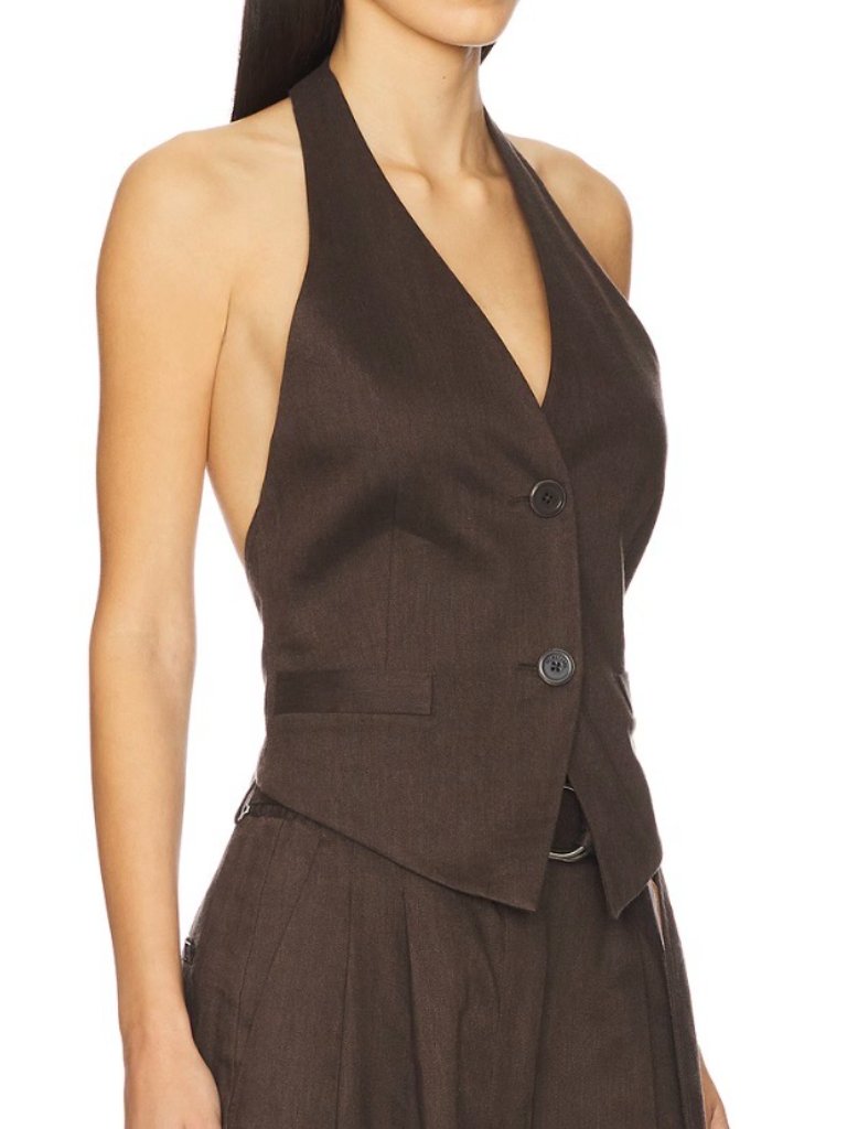 Wilfred Aritzia Expression Tailored V Neck Top